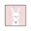 Picture of Pinky Bunny _GroupedProduct_Square_Mini_ _GroupedProduct_Square_Canvas_Framed_