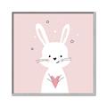 Picture of Pinky Bunny _GroupedProduct_Square_Mini_ _GroupedProduct_Square_Canvas_Framed_