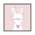 Picture of Pinky Bunny _GroupedProduct_Square_Mini_ _GroupedProduct_Square_Canvas_Framed_