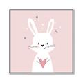 Picture of Pinky Bunny _GroupedProduct_Square_Mini_ _GroupedProduct_Square_Canvas_Framed_