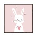 Picture of Pinky Bunny _GroupedProduct_Square_Mini_ _GroupedProduct_Square_Canvas_Framed_