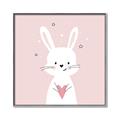 Picture of Pinky Bunny _GroupedProduct_Square_Mini_ _GroupedProduct_Square_Canvas_Framed_