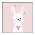Picture of Pinky Bunny _GroupedProduct_Square_Mini_ _GroupedProduct_Square_Canvas_Framed_