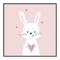 Picture of Pinky Bunny _GroupedProduct_Square_Mini_ _GroupedProduct_Square_Canvas_Framed_