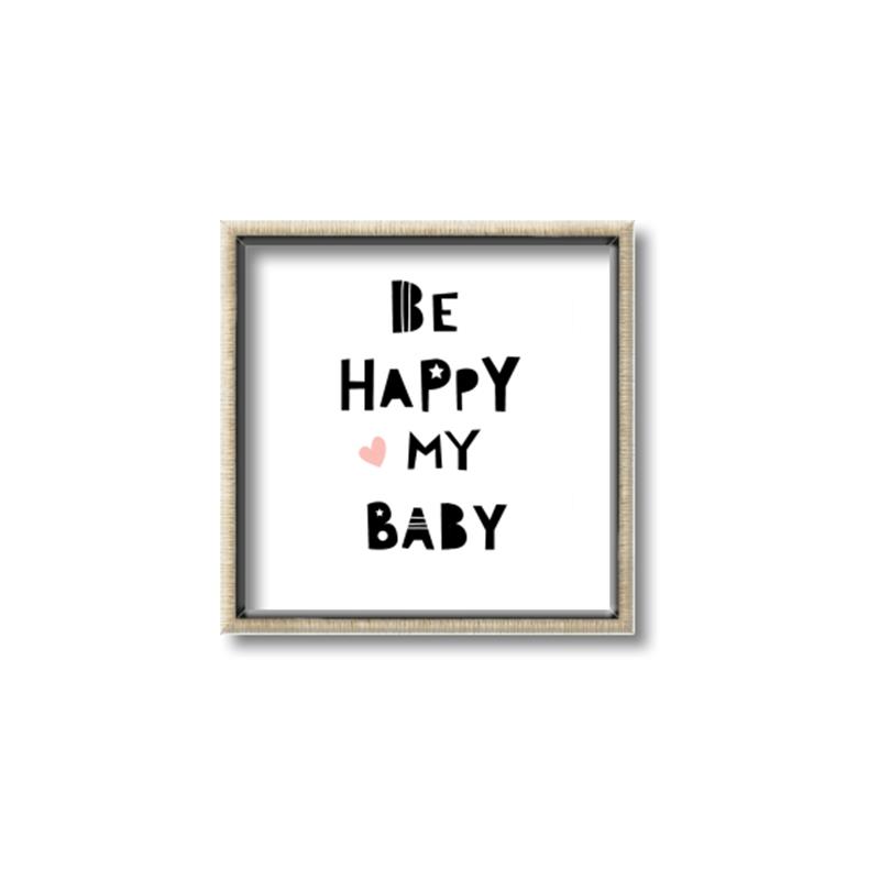 Picture of Be Happy my Baby _GroupedProduct_Square_Mini_ _GroupedProduct_Square_Canvas_Framed_
