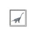 Picture of Gray Dino XIII _GroupedProduct_Square_Mini_ _GroupedProduct_Square_Canvas_Framed_