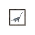 Picture of Gray Dino XIII _GroupedProduct_Square_Mini_ _GroupedProduct_Square_Canvas_Framed_