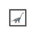 Picture of Gray Dino XIII _GroupedProduct_Square_Mini_ _GroupedProduct_Square_Canvas_Framed_