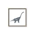 Picture of Gray Dino XIII _GroupedProduct_Square_Mini_ _GroupedProduct_Square_Canvas_Framed_