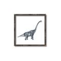 Picture of Gray Dino XIII _GroupedProduct_Square_Mini_ _GroupedProduct_Square_Canvas_Framed_