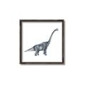 Picture of Gray Dino XIII _GroupedProduct_Square_Mini_ _GroupedProduct_Square_Canvas_Framed_