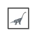 Picture of Gray Dino XIII _GroupedProduct_Square_Mini_ _GroupedProduct_Square_Canvas_Framed_