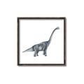 Picture of Gray Dino XIII _GroupedProduct_Square_Mini_ _GroupedProduct_Square_Canvas_Framed_