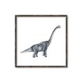 Picture of Gray Dino XIII _GroupedProduct_Square_Mini_ _GroupedProduct_Square_Canvas_Framed_