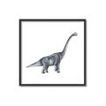 Picture of Gray Dino XIII _GroupedProduct_Square_Mini_ _GroupedProduct_Square_Canvas_Framed_