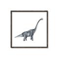 Picture of Gray Dino XIII _GroupedProduct_Square_Mini_ _GroupedProduct_Square_Canvas_Framed_