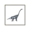 Picture of Gray Dino XIII _GroupedProduct_Square_Mini_ _GroupedProduct_Square_Canvas_Framed_