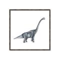 Picture of Gray Dino XIII _GroupedProduct_Square_Mini_ _GroupedProduct_Square_Canvas_Framed_