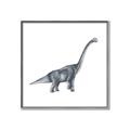 Picture of Gray Dino XIII _GroupedProduct_Square_Mini_ _GroupedProduct_Square_Canvas_Framed_