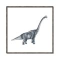 Picture of Gray Dino XIII _GroupedProduct_Square_Mini_ _GroupedProduct_Square_Canvas_Framed_