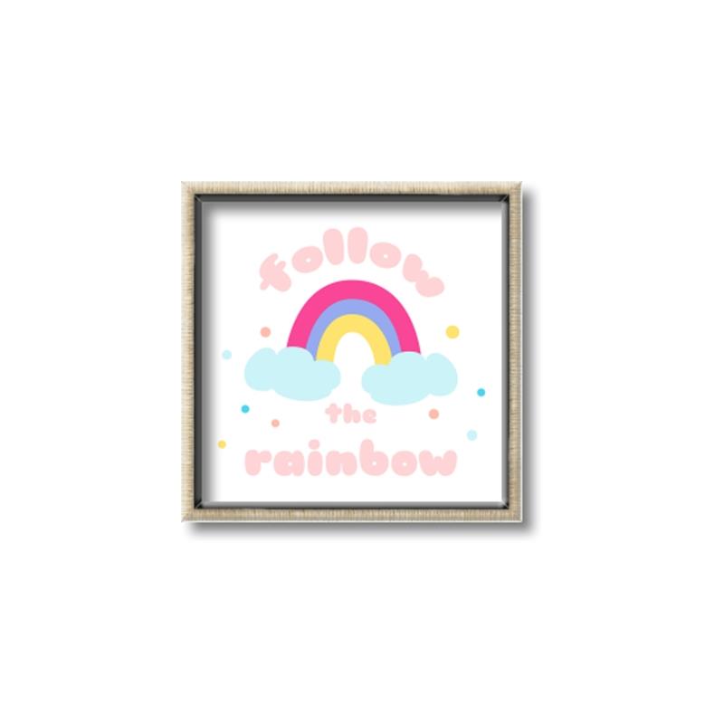 Picture of Follow the Rainbow _GroupedProduct_Square_Mini_ _GroupedProduct_Square_Canvas_Framed_