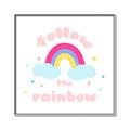 Picture of Follow the Rainbow _GroupedProduct_Square_Mini_ _GroupedProduct_Square_Canvas_Framed_