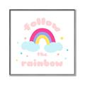 Picture of Follow the Rainbow _GroupedProduct_Square_Mini_ _GroupedProduct_Square_Canvas_Framed_