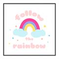 Picture of Follow the Rainbow _GroupedProduct_Square_Mini_ _GroupedProduct_Square_Canvas_Framed_