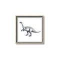 Picture of Gray Dino I  _GroupedProduct_Square_Mini_ _GroupedProduct_Square_Canvas_Framed_