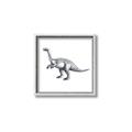 Picture of Gray Dino I  _GroupedProduct_Square_Mini_ _GroupedProduct_Square_Canvas_Framed_