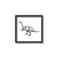 Picture of Gray Dino I  _GroupedProduct_Square_Mini_ _GroupedProduct_Square_Canvas_Framed_