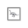 Picture of Gray Dino I  _GroupedProduct_Square_Mini_ _GroupedProduct_Square_Canvas_Framed_