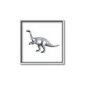 Picture of Gray Dino I  _GroupedProduct_Square_Mini_ _GroupedProduct_Square_Canvas_Framed_
