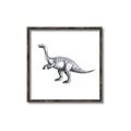 Picture of Gray Dino I  _GroupedProduct_Square_Mini_ _GroupedProduct_Square_Canvas_Framed_