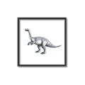 Picture of Gray Dino I  _GroupedProduct_Square_Mini_ _GroupedProduct_Square_Canvas_Framed_