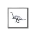 Picture of Gray Dino I  _GroupedProduct_Square_Mini_ _GroupedProduct_Square_Canvas_Framed_