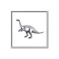 Picture of Gray Dino I  _GroupedProduct_Square_Mini_ _GroupedProduct_Square_Canvas_Framed_