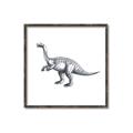 Picture of Gray Dino I  _GroupedProduct_Square_Mini_ _GroupedProduct_Square_Canvas_Framed_
