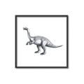 Picture of Gray Dino I  _GroupedProduct_Square_Mini_ _GroupedProduct_Square_Canvas_Framed_