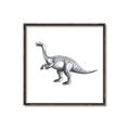 Picture of Gray Dino I  _GroupedProduct_Square_Mini_ _GroupedProduct_Square_Canvas_Framed_