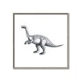Picture of Gray Dino I  _GroupedProduct_Square_Mini_ _GroupedProduct_Square_Canvas_Framed_