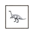 Picture of Gray Dino I  _GroupedProduct_Square_Mini_ _GroupedProduct_Square_Canvas_Framed_