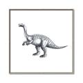 Picture of Gray Dino I  _GroupedProduct_Square_Mini_ _GroupedProduct_Square_Canvas_Framed_
