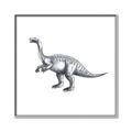 Picture of Gray Dino I  _GroupedProduct_Square_Mini_ _GroupedProduct_Square_Canvas_Framed_
