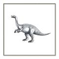 Picture of Gray Dino I  _GroupedProduct_Square_Mini_ _GroupedProduct_Square_Canvas_Framed_