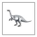 Picture of Gray Dino I  _GroupedProduct_Square_Mini_ _GroupedProduct_Square_Canvas_Framed_