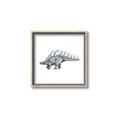 Picture of Gray Dino II _GroupedProduct_Square_Mini_ _GroupedProduct_Square_Canvas_Framed_