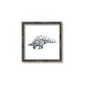 Picture of Gray Dino II _GroupedProduct_Square_Mini_ _GroupedProduct_Square_Canvas_Framed_