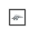 Picture of Gray Dino II _GroupedProduct_Square_Mini_ _GroupedProduct_Square_Canvas_Framed_