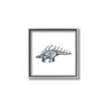 Picture of Gray Dino II _GroupedProduct_Square_Mini_ _GroupedProduct_Square_Canvas_Framed_